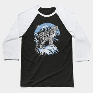 Hunter's Solitude, Snow Leopard Baseball T-Shirt